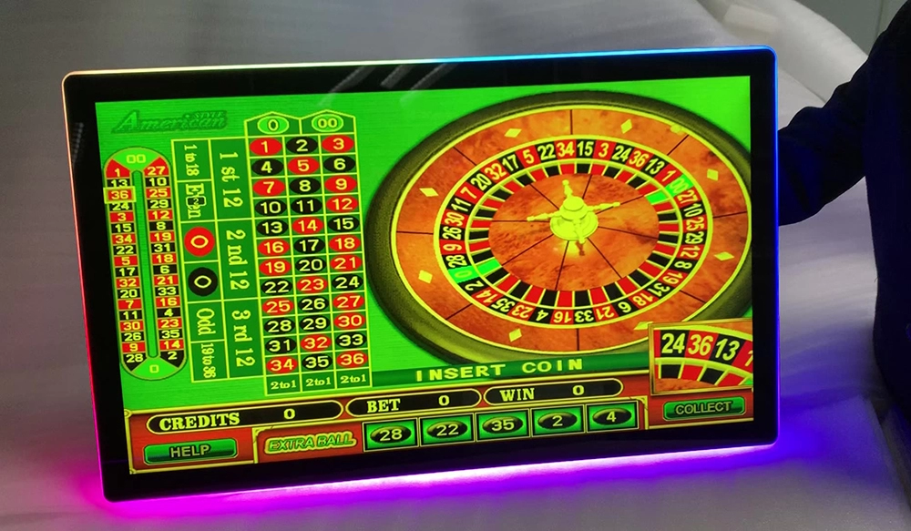 Monitor sentuh bingkai batang LED