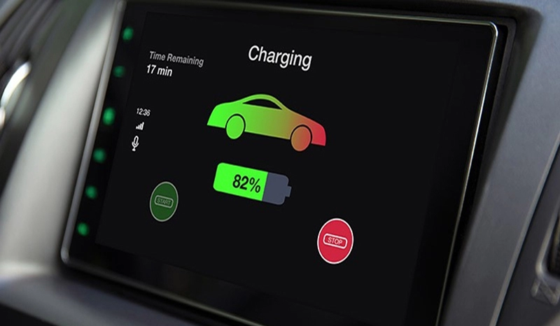 Bagaimana tren perkembangan layar tampilan di stasiun pengisian daya?