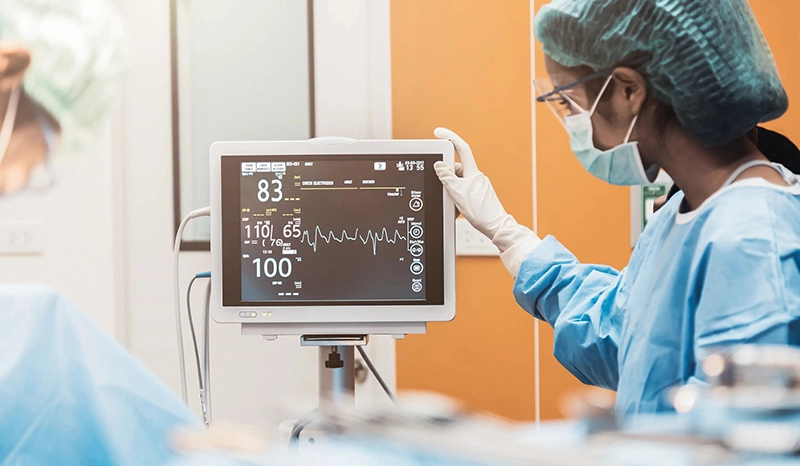 Apa saja aplikasi medis dari layar sentuh?