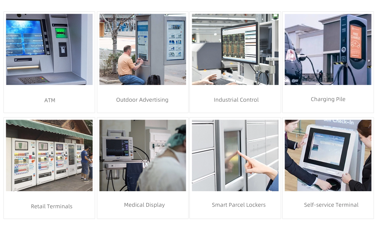 Layar Sentuh IR Tahan Air 10,4 hingga 21,5 Inci (Seri TE)