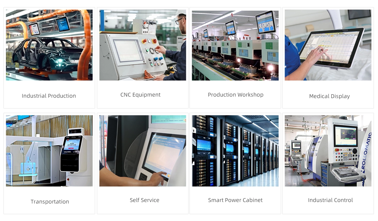 PC Panel Sentuh Pemasangan Panel 10,1-23,8 Inci (Seri 3D)