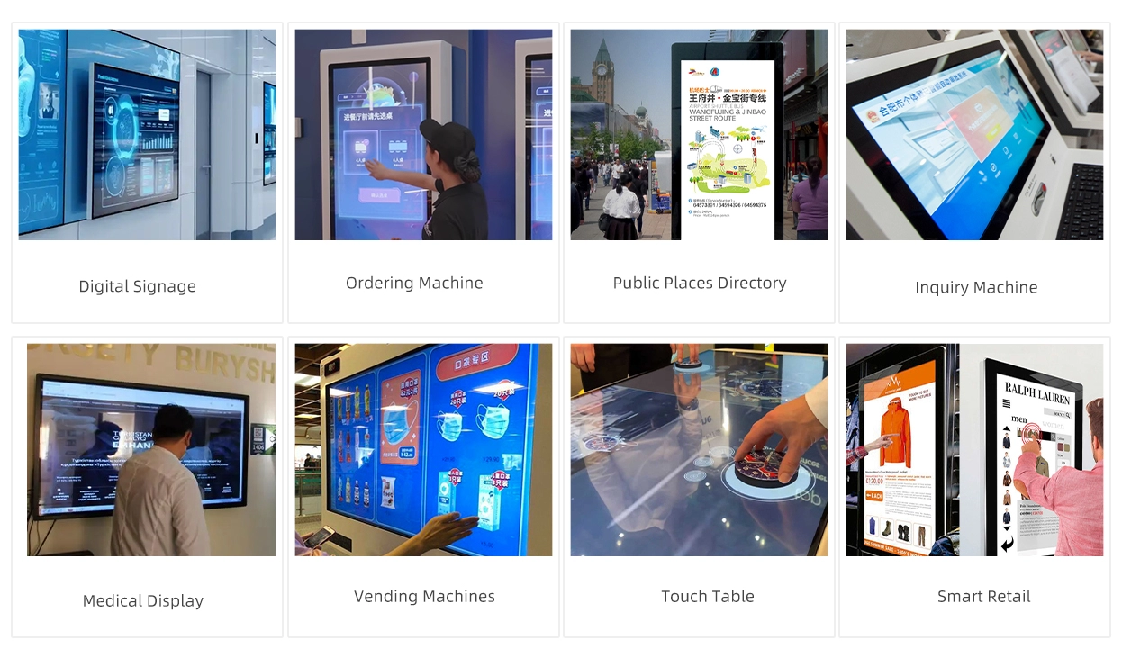 Layar Sentuh Kapasitif 23,6 hingga 65 Inci