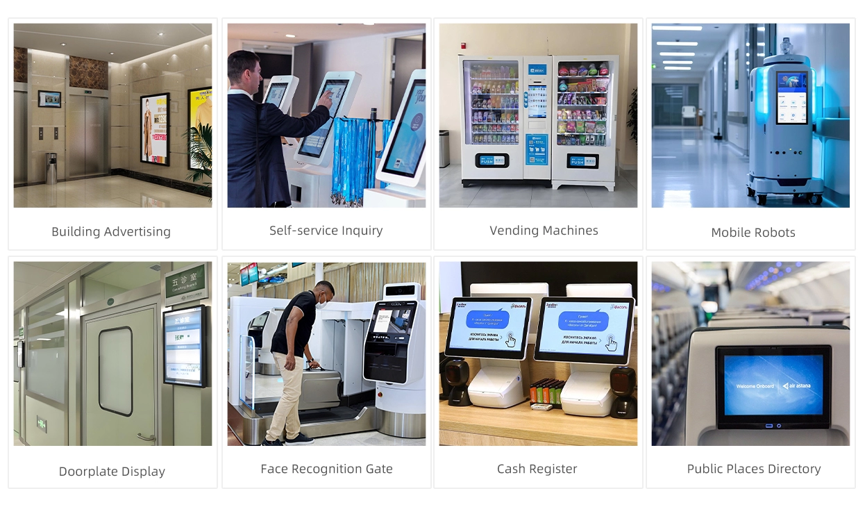 Papan Reklame Digital Ukuran Kecil 7-27 Inci (Seri 3A)