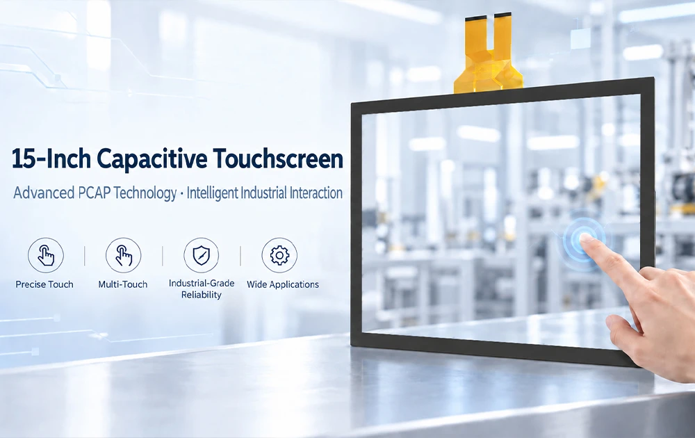Layar Sentuh Kapasitif GreenTouch 15 Inci: Teknologi PCAP Canggih untuk Interaksi Cerdas Industri
